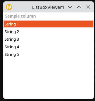 ListboxViewer 1