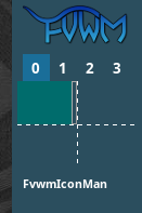 Top of the default panel